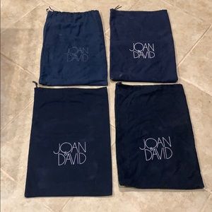 4 Joan & David Shoe Dust Bags